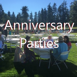 Anniversary parties with bbq catering